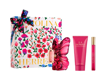 ESTUCHE PERFUME MUJER CAROLINA HERRERA LA BOMBA EDP 80ML+EDP 10ML+LOCIÓN 1