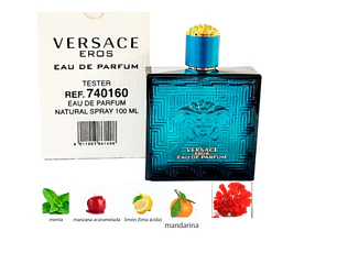 Tester Versace Eros Edp 100ml Hombre (Perfume)