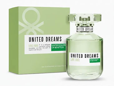 United Dreams Live Free Benetton EDT 80 ML (M) 1