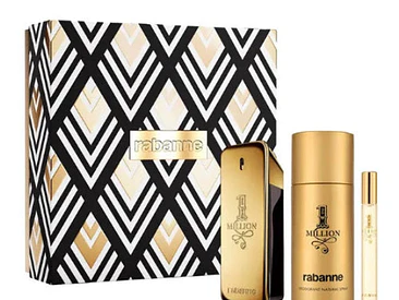 1 Million Paco Rabanne (Estuche) EDT 100 ML + Deo Spray 150 ML + Travel Spray 10 ML (H) 1