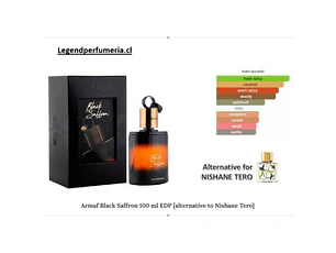 Black Saffron Dupes Nishane Tero Armaf EDP 100 ML (U)