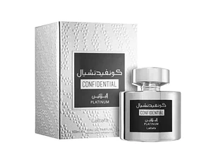 Confidential Platinum Perfume Lattafa 100 ML (U)