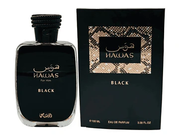 Hawas Black Rasasi EDP 100 ML (H) . 1