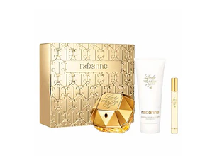Estuche Lady Million 80 ML + Bl 100 ML + Mini 10 ML Paco Rabanne EDP (M)