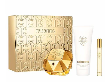 Estuche Lady Million 80 ML + Bl 100 ML + Mini 10 ML Paco Rabanne EDP (M) 1