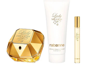 Estuche Lady Million 80 ML + Bl 100 ML + Mini 10 ML Paco Rabanne EDP (M) 2