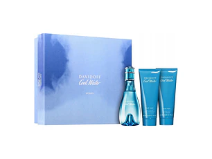 Cool Water Davidoff (Estuche) EDT 100 ML + 75 ML Gel De Baño + 75 ML Body Lotion (M)