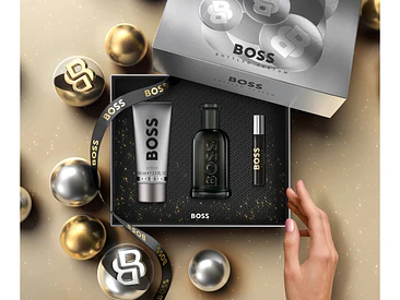 BOSS BOTTLED PARFUM 100 Ml + 10 Ml + SHOWER GEL 2