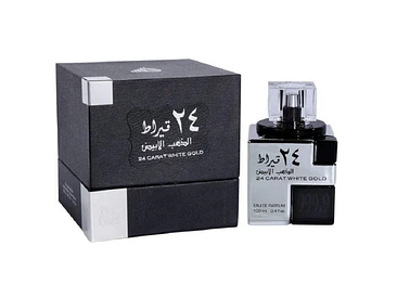 24 Carat White Gold Lattafa EDP 100 ML (U) 1