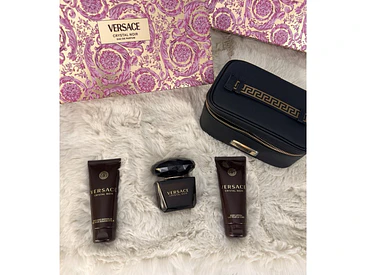 Bright Crystal Versace EDT 90 ML Spray + Lotion 100 ML + Gel 100 ML + Bolso (M) 2