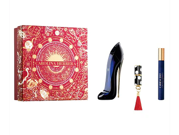 Good Girl Carolina Herrera (Estuche) 3 Piezas EDP 80 ML + Labial + 10 ML (M) 1