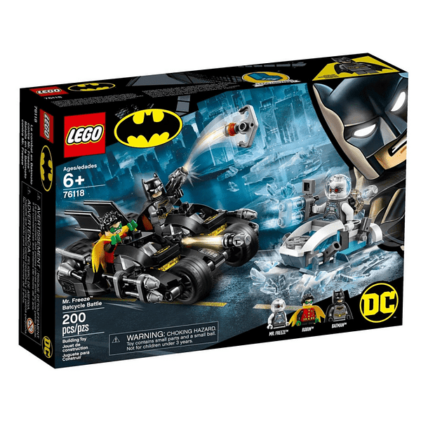 Batman vs Mr. Freeze Batcycle Battle 1