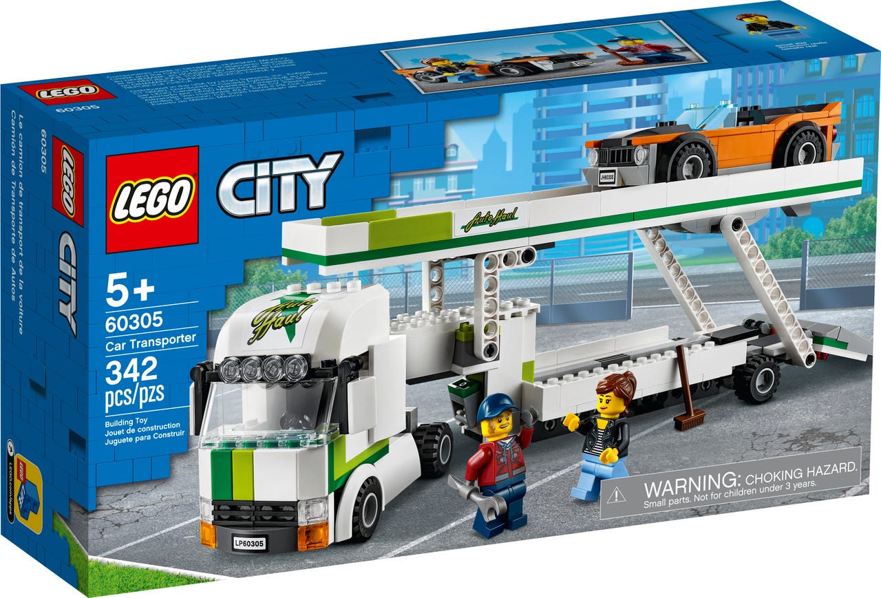 Lego Truck Remolque De Lego Lego City Transportador De Caballo