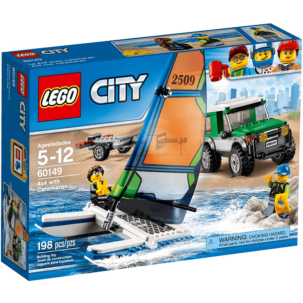 4×4 with Catamaran - Lego Reacondicionado 1