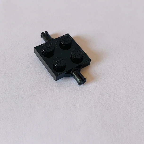 Placa modificada de 2 x 2 con soporte para ruedas 2
