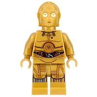 C-3PO - Cables de colores, piernas impresas