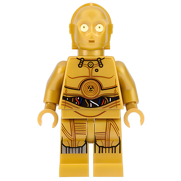 C-3PO - Cables de colores, piernas impresas