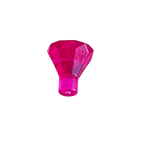 Joya Rock 1 x 1 de 24 facetas - Rosa translúcido