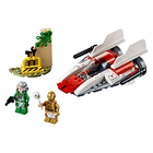 Caza estelar rebelde Ala-A - Lego reacondicionado 4