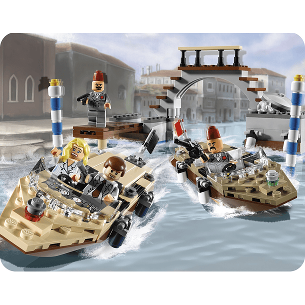 Persecución en el Canal de Venecia - Lego Reacondicionado 3