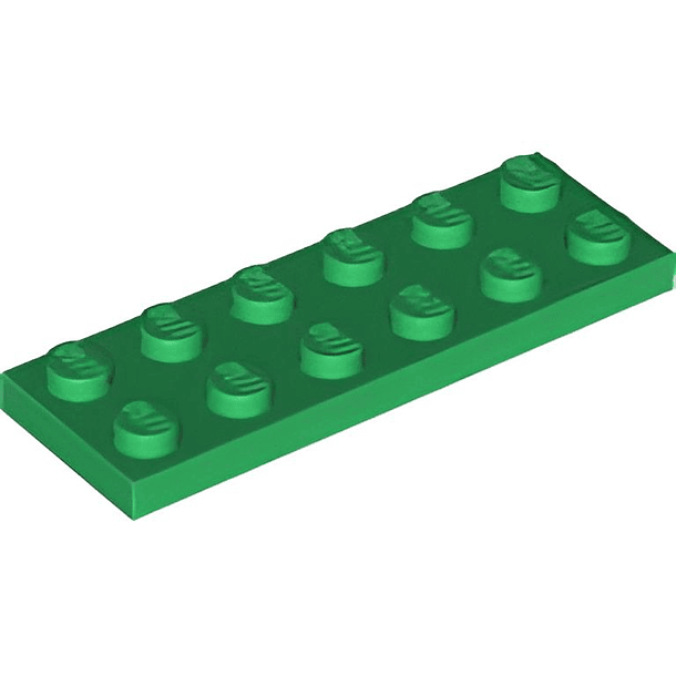 PLATE 2X6 VERDE