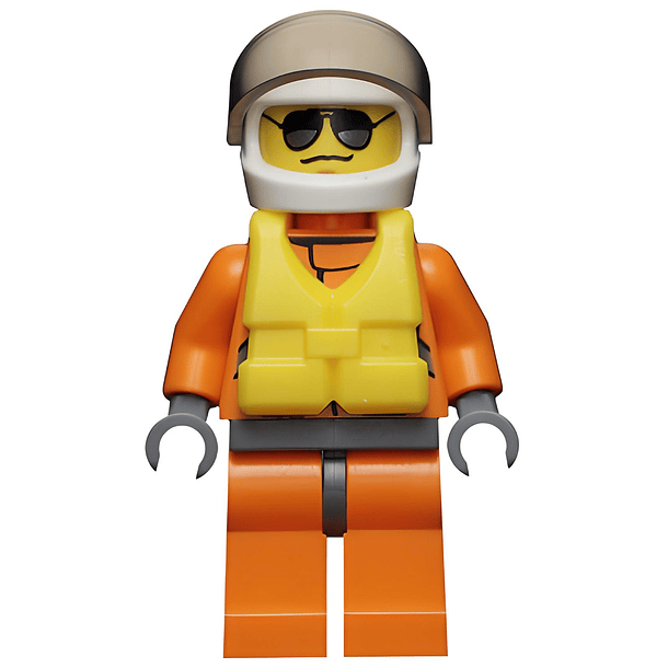 Coast Guard City - Piloto de helicóptero, chaleco salvavidas