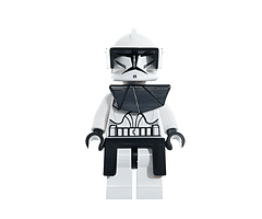 Clon Tropper  (Fase 1): visera negra, hombrera y Kama, ojos grandes