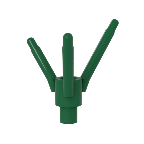 Tallo de flor de planta con soporte de barra, barra y 3 tallos 1