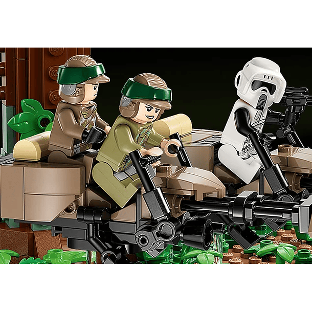 Diorama: Duelo de Speeders en Endor - Lego Reacondicionado 9