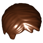 Minifigura, pelo corto despeinado con raya lateral 1