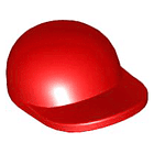 Minifigura, gorra Plana corto y curvo 1