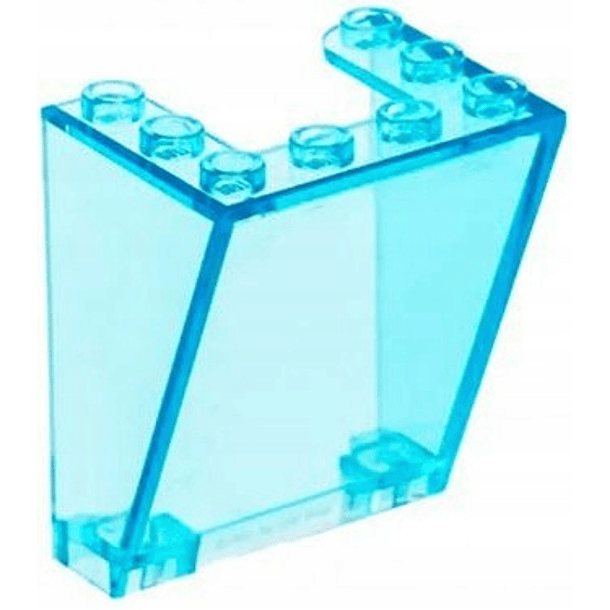 Parabrisas 3 x 4 x 4 invertido, esquinas superiores redondeadas, esquinas inferiores recortadas