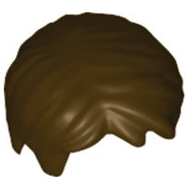 Minifigura, pelo corto despeinado con raya lateral 2