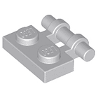 Placa, Modificada 1 x 2 con mango de barra en el lado - extremos libres 10