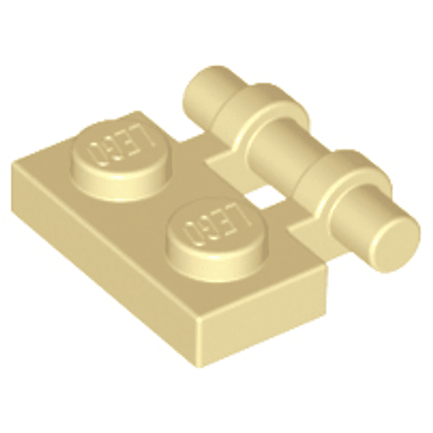 Placa, modificada 1 x 2 con mango de barra lateral - Extremos libres 8