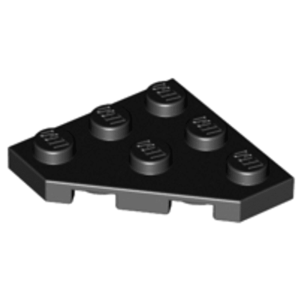 Cuña, placa 3 x 3 Esquina cortada 2