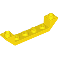 Pendiente, Invertida 45 6 x 1 Doble con Corte de 1 x 4