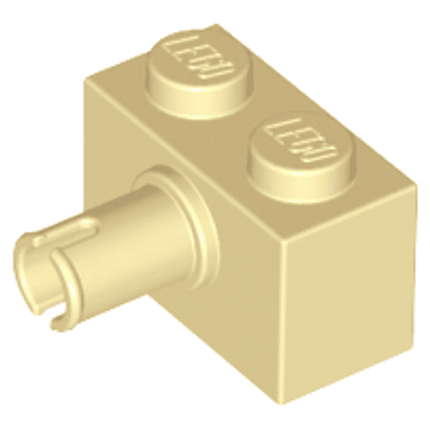 Brick, Modificado 1 x 2 con Pasador 1