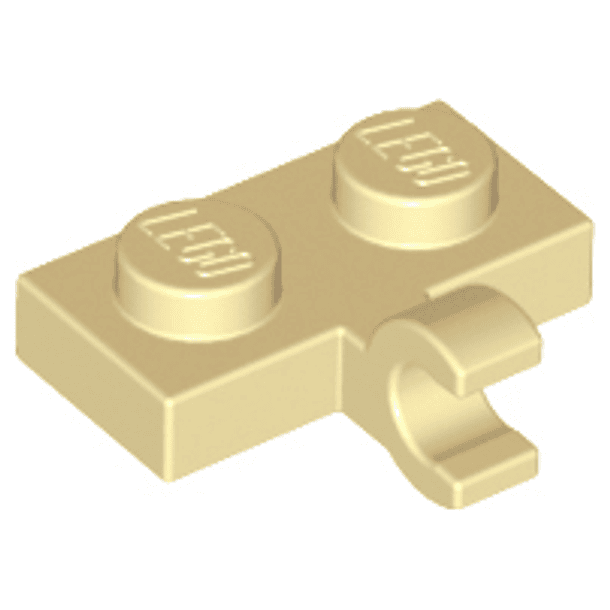 Placa modificada 1 x 2 con clip en el lateral (agarre horizontal) 1