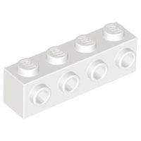 Brick, modificado de 1 x 4 con montantes en el lateral
