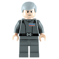 Gran Moff Wilhuff Tarkin – Uniforme Gris Azulado Oscuro, Cabello Liso