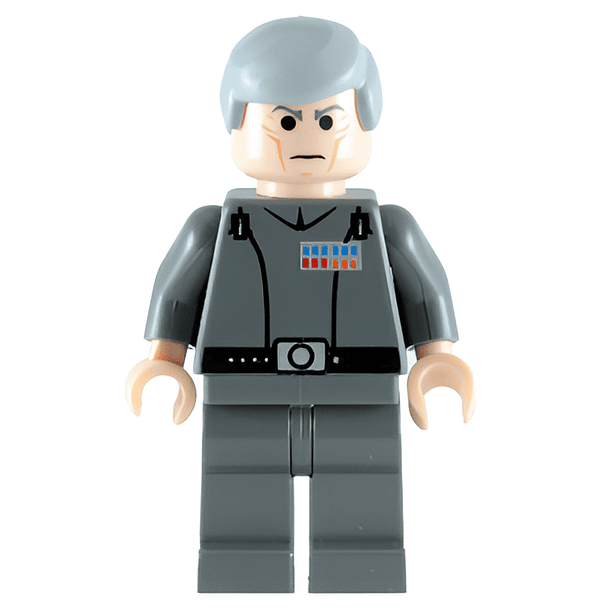Gran Moff Wilhuff Tarkin – Uniforme Gris Azulado Oscuro, Cabello Liso