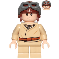 Anakin Skywalker – Piernas Cortas, Gorro Aviador Marrón Rojizo