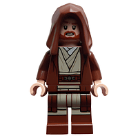 Obi-Wan Kenobi - Túnica y capucha marrón rojiza