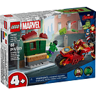 Iron Man con bicicleta y Hulk 1