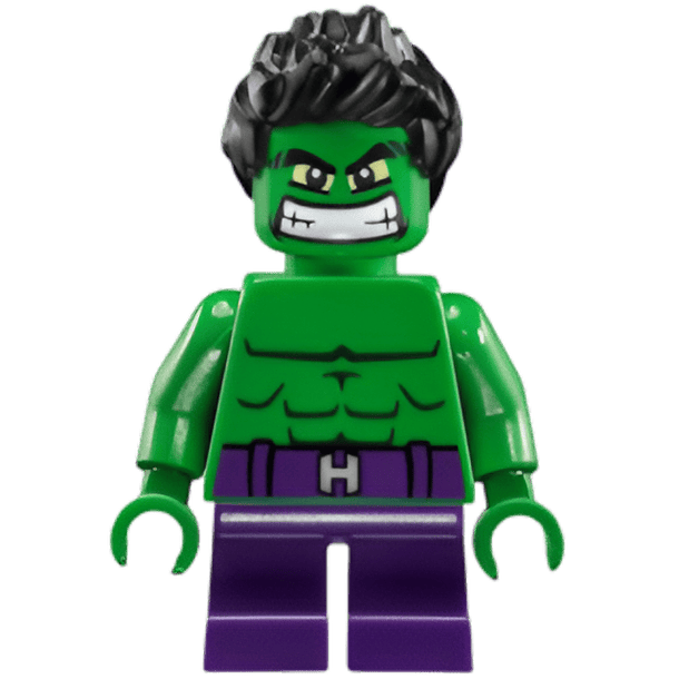 Hulk - Minifigura, piernas cortas