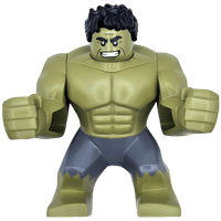 Hulk - Gigante, Pantalones Gris Azulado Oscuro, Sonrisa