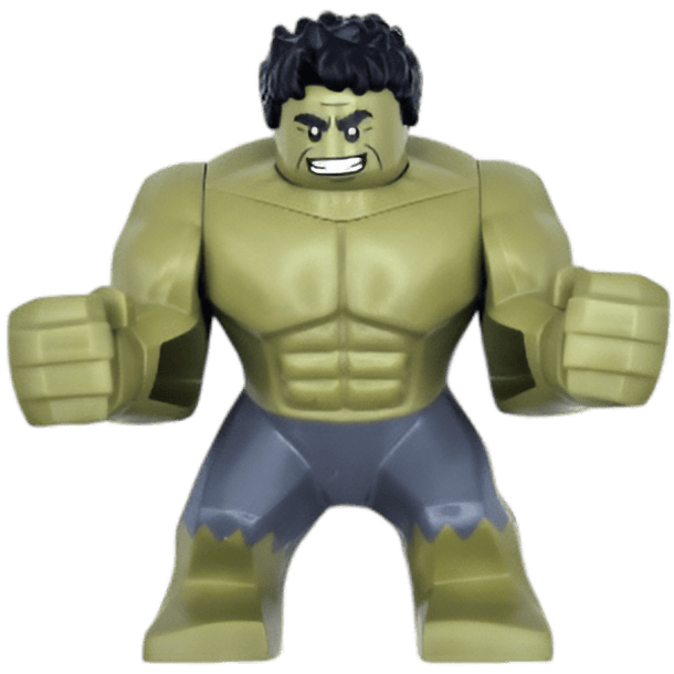 Hulk - Gigante, Pantalones Gris Azulado Oscuro, Sonrisa