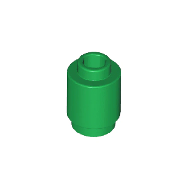 Brick, redondo 1 x 1 5