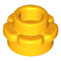 Flor Redonda 1 x 1 con Borde (5 Pétalos)  Rosa Brillante